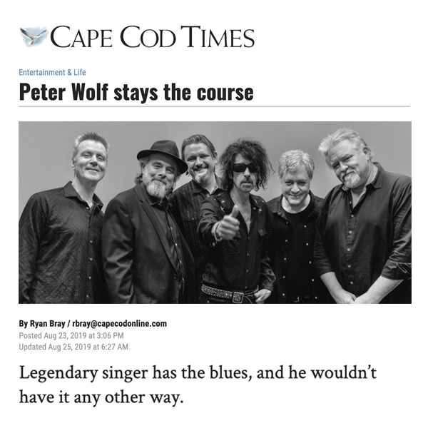 Peter Wolf - Cape Cod Times