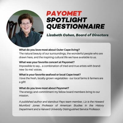 Lizabeth Cohen: Payomet Spotlight Questionnaire